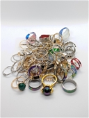 Bulk x 100 Assorted Ring Jewellery