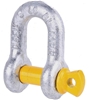 6 x Dee Shackles 13mm, WLL 2T, Grade S.  Buyers Note - Discount Freight Rat