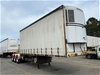 2000 Maxitrans ST3 Refrigerated A Section Triaxle Curtainsider Lead Trailer
