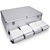 Embellir CD/DVD Cases Storage Box 1000 Discs Aluminium Case DVD Folders