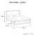 4 Pcs Bedroom Suite in Acacia Timber Slat Queen Oak Bed, Table & Dresser