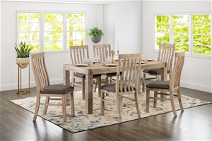 7 Pcs Dining Suite 180cm Dining Table & 