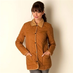 Glamorous Quilted Cord Collar Jacket