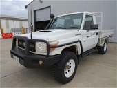 2007 Toyota Landcruiser Workmate T/Dl Manual Cab Chassis
