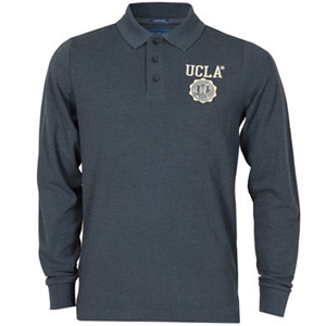 UCLA Mens Frost Long Sleeve Polo Shirt