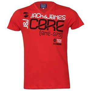 Jack & Jones Mens Stock V Neck T-Shirt
