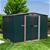 Garden Shed Spire Roof 8x8ft - Green