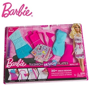 Barbie Fashion Design Plates Refill Kit