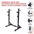 Commercial Squat Rack Adjustable Pair Weight Lifting Gym Barbell Stand