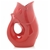 GurglePot Stoneware Jug - 335 mL/11.3 oz - Small Fish Shaped - Red