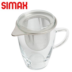 Simax Tea for One Glass Mug with Built-i