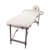 Portable Aluminium Beauty Massage Table Chair Bed 2 Fold 55cm White