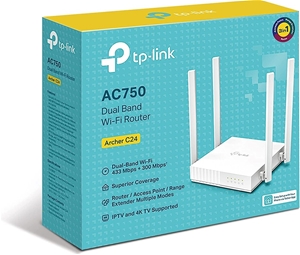 TP-LINK AC750 Dual Band Wi-Fi Router, Wh