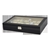 Watch Box - 24 Slot Luxury Display Case With Framed Glass Lid