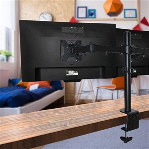 Dual LCD Monitor Desk Mount Stand Adjust