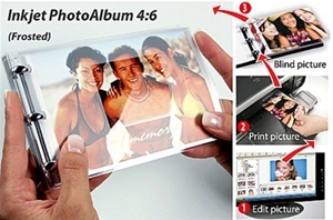 DIY Inkjet Photo Album 4x6 (Frosted) For