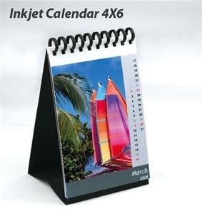 DIY Inkjet Calendar 4x6 Size For Printer