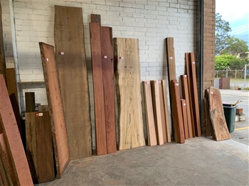 Timber Slabs, Boards and Burls Including&#59;