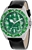 CHRISTIAN VAN SANT Men's 44mm Montego Vintage Watch, Green Dial, Black Leat