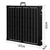 Solar Panel Folding Kit Caravan Camping Power 120w Mono Black