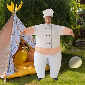 CHEF Fancy Dress Inflatable Suit -Fan Op