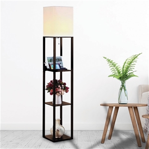 Shelf Floor Lamp - Shade Diffused Light 