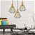 Wood Pendant Light Bar Black Lamp Kitchen Pendant Modern Ceiling Lights