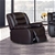 Single Seater Recliner Sofa Chair In Faux Leather Lounge Armchair in Brown