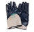 12 x MSA Heavy Duty Nitrile Palm Coated Work Gloves, Size L/XL, Cotton Lini