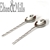 Stainless Steel Salad Servers - Bamboo