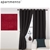 Apartmento Zala 1 Pass Ring Top Curtain - Red