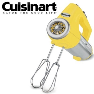 Cuisinart 220W Hand Mixer - Yellow