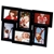 6-in-1 4''x6'' Black Metal Photo Collage Frame