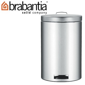 Brabantia 20L Matte Steel Pedal Bin w/ B