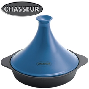 Chasseur Tajine Cast Iron Base & Ceramic