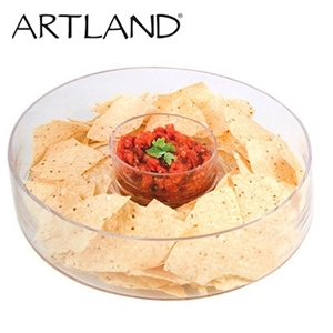 Artland 2-Piece Handcrafted Glass Chip '