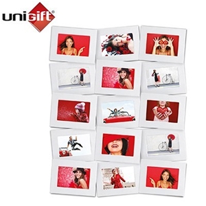 UniGift 15-in-1 Wooden Collage Photo Fra
