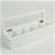 UniGift 5 Compartment Wood Tea Storage Box: White