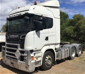 Unreserved 2015 Scania R620 6 x 4 Prime Mover