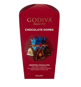 4 x GODIVA Chocolate Domes Assorted Choc