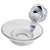 10 x MILENO Chrome Finish Soap Holders with Glass Dish. Buyers Note - Disc