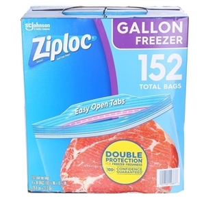 ZIPLOC Double Zipper Resealable Freezer 