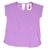 2 x TUFF Women's Active Tops, 94% Polyester 6% Elastane, Size S, Purple. B