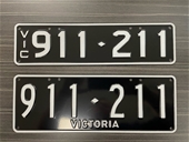 911-211 Custom Number Plates Victoria