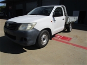 2013 Toyota Hilux Workmate RWD Automatic Cab chassis