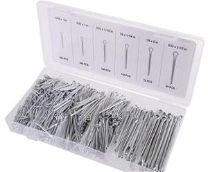1000pc Cotter Pin Assortment. Sizes; See