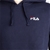 FILA Women's Luciana Hood, Size S, Cotton/Polyester, New Navy. Buyers Note
