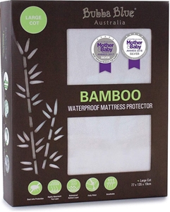 BUBBA BLUE Bamboo Mattress Protector, La