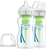 DR BROWN'S Options Plus with Level 1 Teat Wide Neck Feeding Bottle 2 Pack,