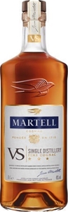 Martell VS Cognac (6x 700mL), France.